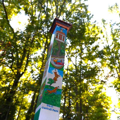 Swift Cantrell Park Peace Pole.jpg